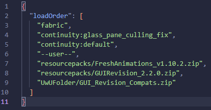 Load Order JSON Example