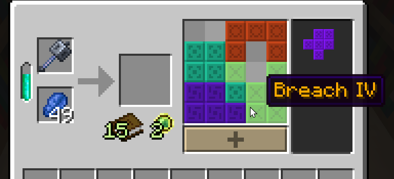 Enchanting a Mace
