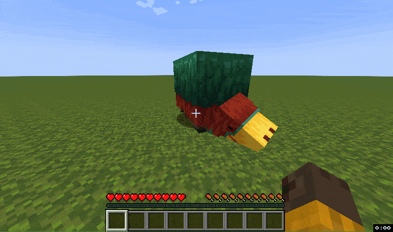Sniffer on moss block