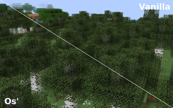 Plus version of Birch Leaves