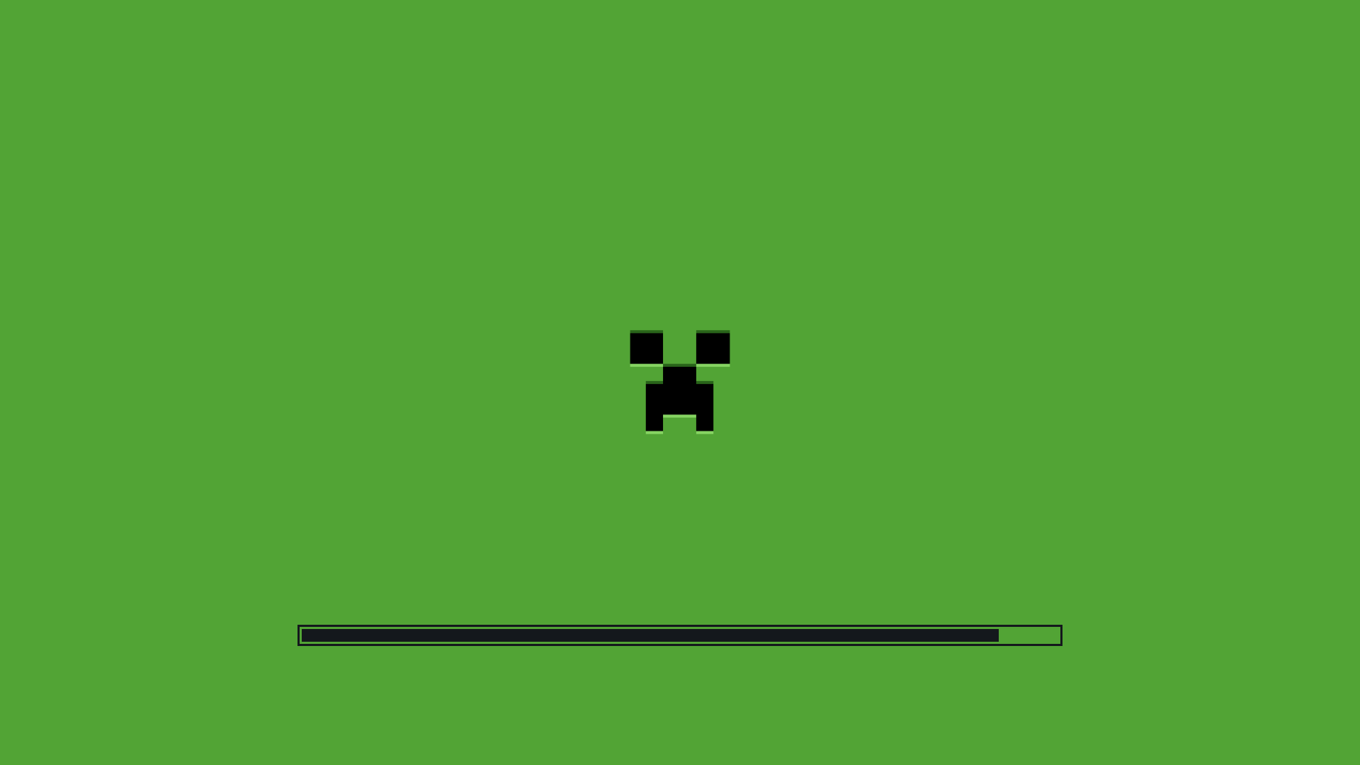 green creeper laod screen