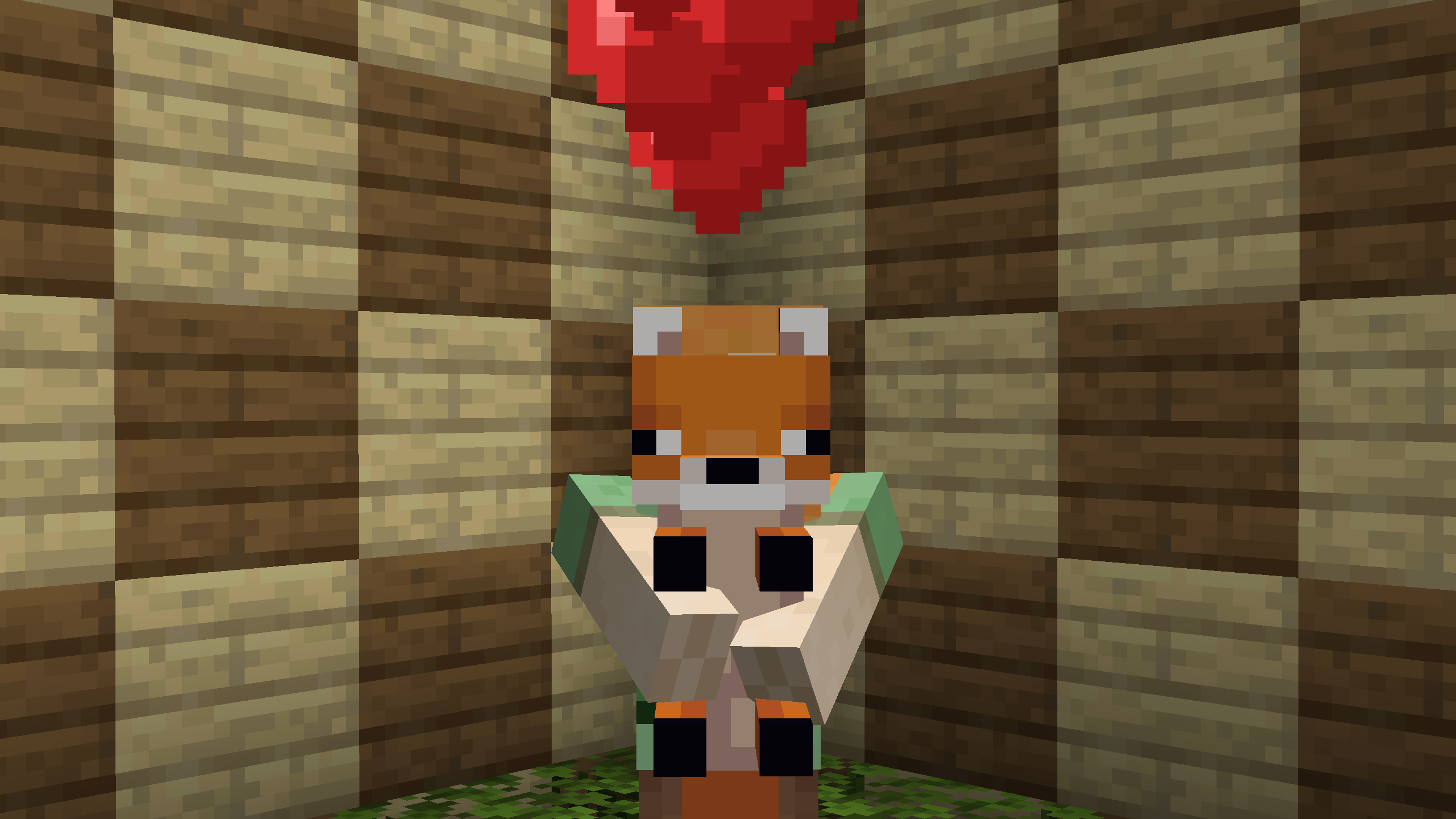 image of player holding plushie