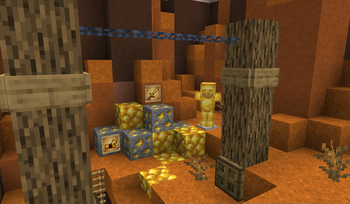 New signs, terracotta, and gold textures!