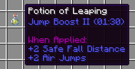 New potion tooltip