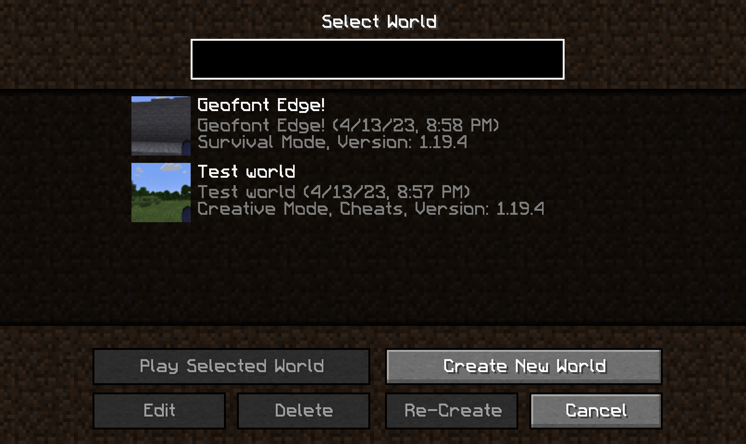 World Select