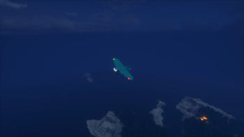 RC Plane in Flight