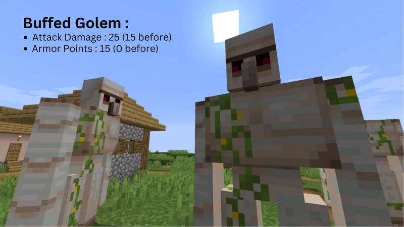 Iron Golems are buffed