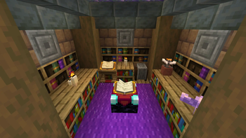 A cozy enchanting setup