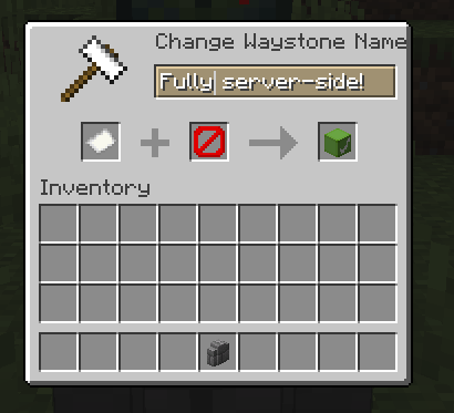 Renamable Waystones
