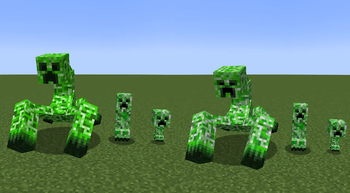 Mutant Creeper Before/After