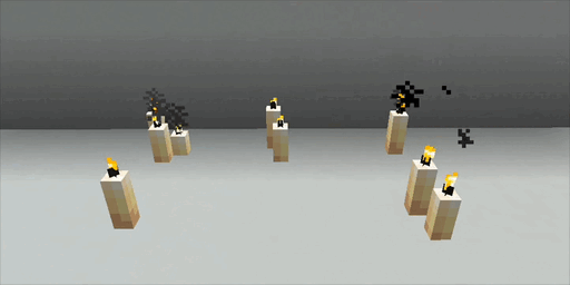 Candle flames