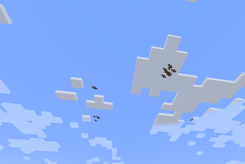 Birds in the sky