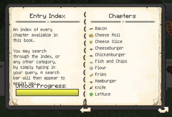 All the entries in the patchouli guide book