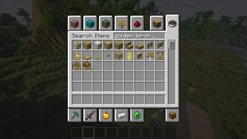 Golden Birch Woodset