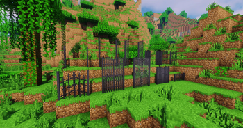 Metal Fence Double Gates