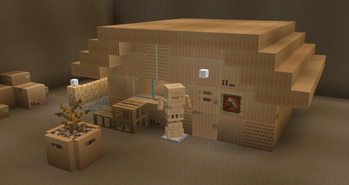 Cardboard house