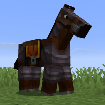 Mounts of Mayhem - Netherite Horse Armor