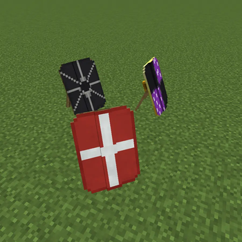 pavise shields can be placed on ground