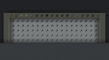 All vanilla combos of tools and trim patterns