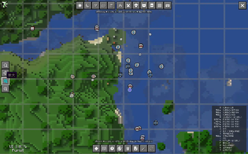Example view in world map