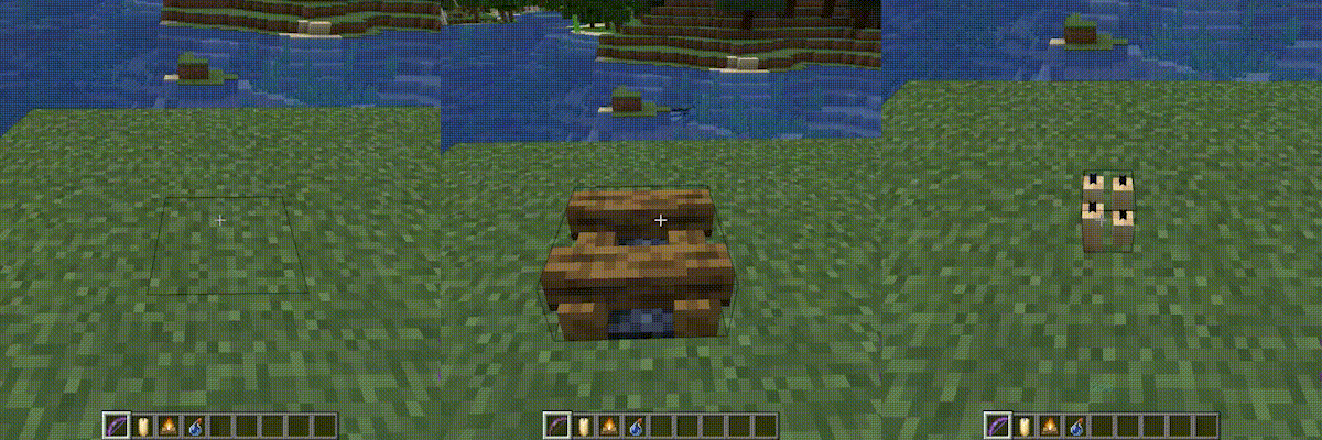 Fire arrows setting blocks on fire