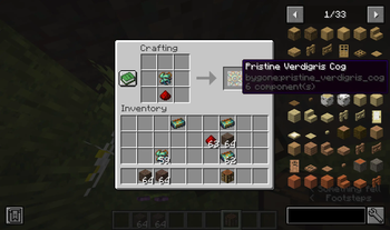 Verdigris Cog recipe
