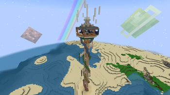 The tower of MythicBotany's Alfheim