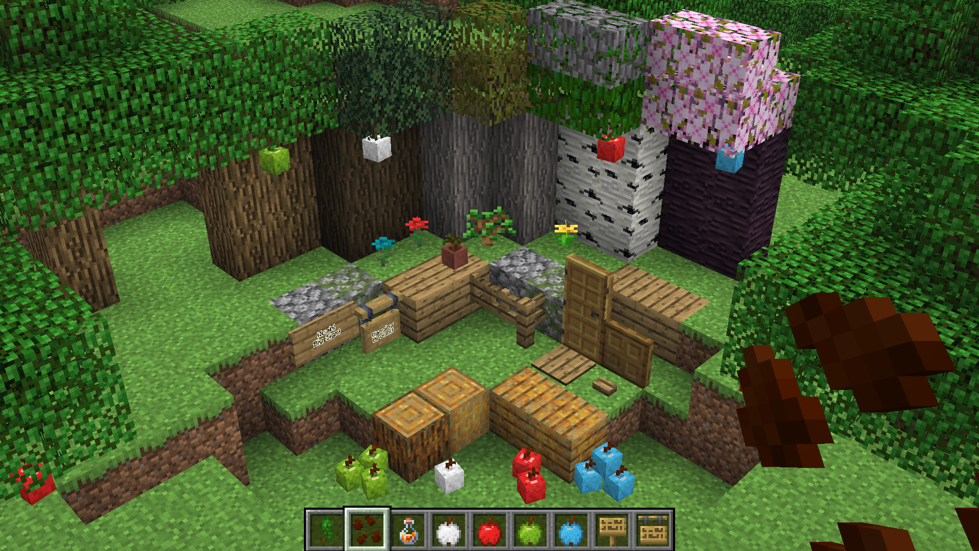 Showcase of many of the blocks and items in the mod