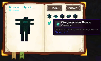 Glowroot Boss Checklist entry (Drops)