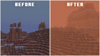 Sandstorm Before/After