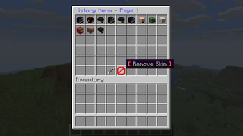 GUI - History Menu