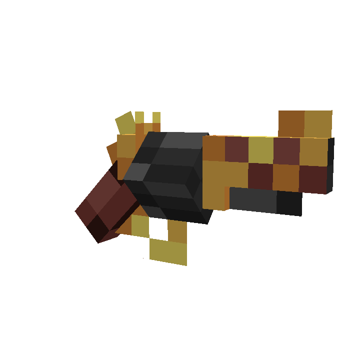 Gold gun model