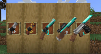 Guns in the frame