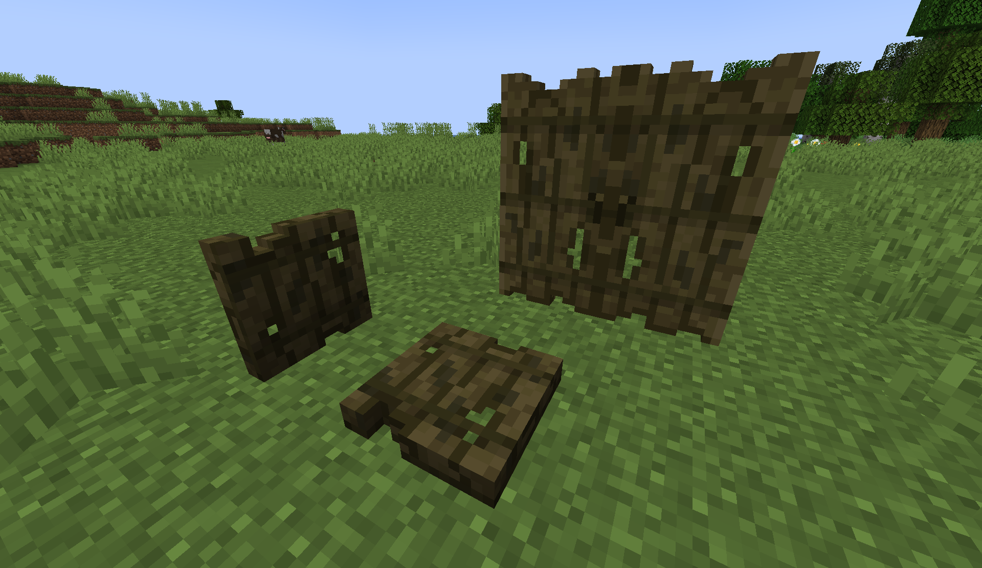 The azalea door and trapdoor set apart