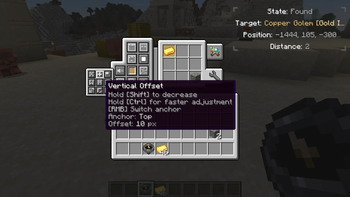 Settings menu