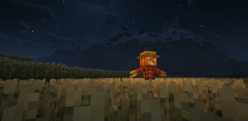 A Jack O' Straw in a field of Wheat