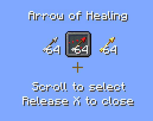 Ammo selection widget