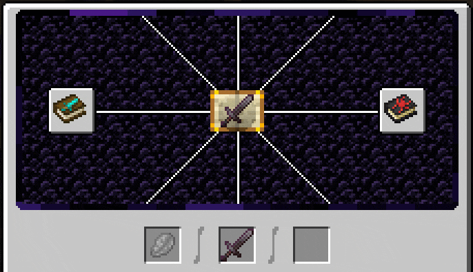 GIF of the enchanting UI