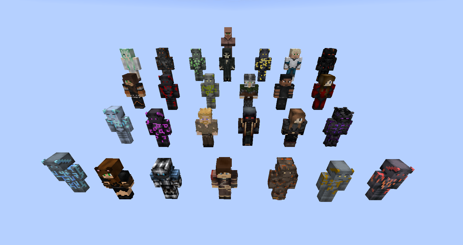 Example skins
