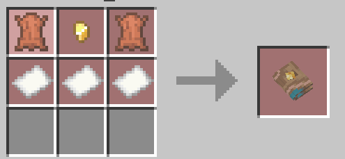 the crafting recipe