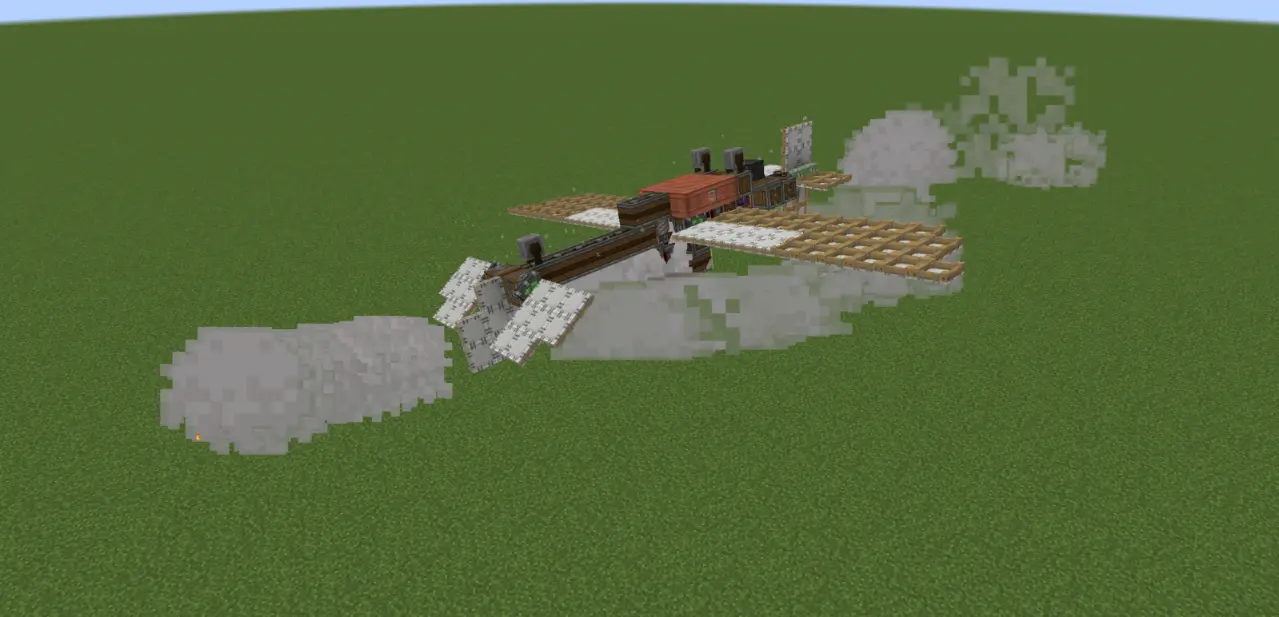 Crashed plane