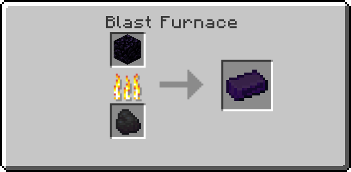Obsidian Ingot Recipe