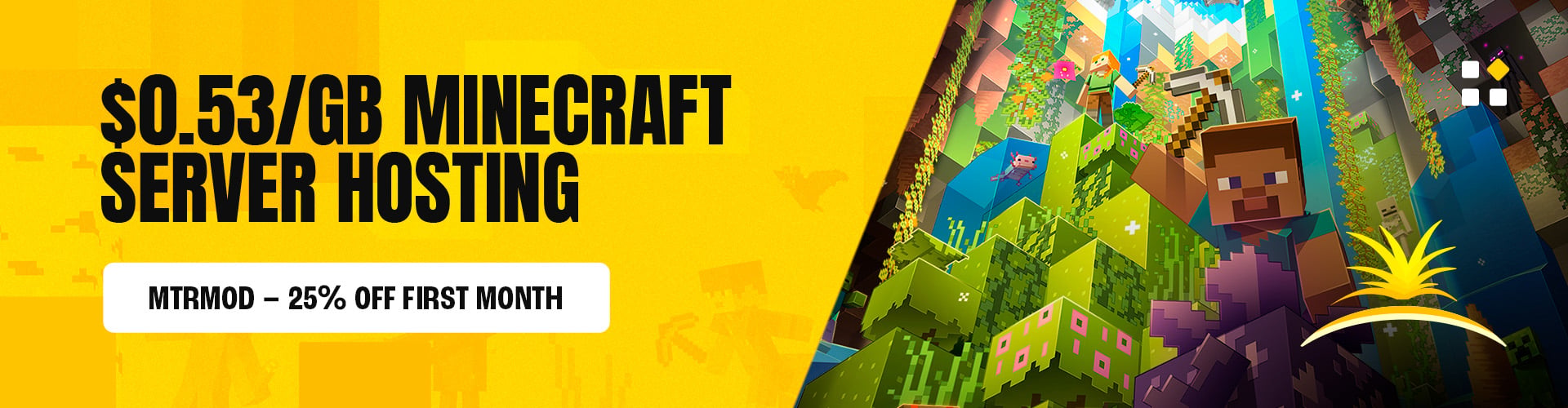 Host your server using SparkedHost!