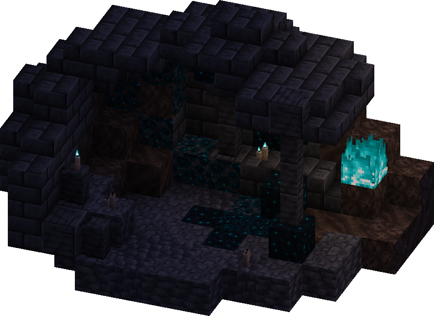 Render of soul candles in-game