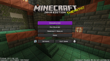 Title screen