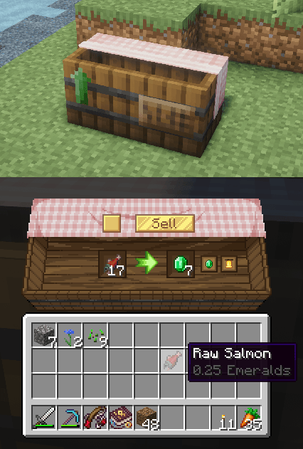Selling bin