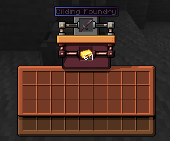 Gilding an item
