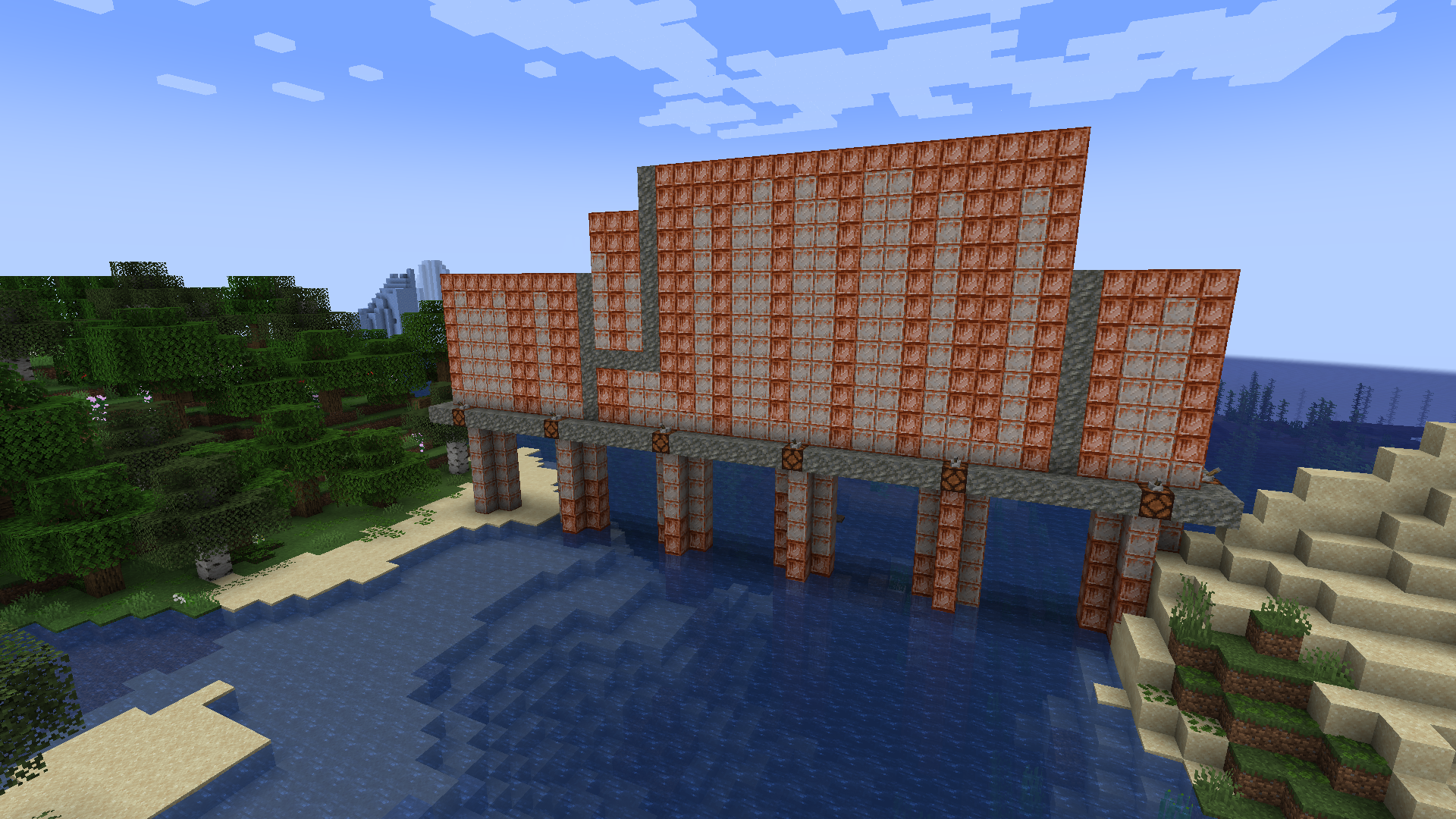 A wall of iron rusting