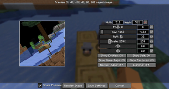 Example area render ui