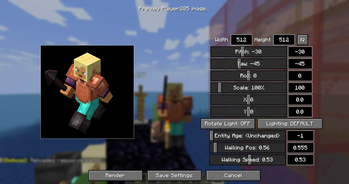 Rendering a player
